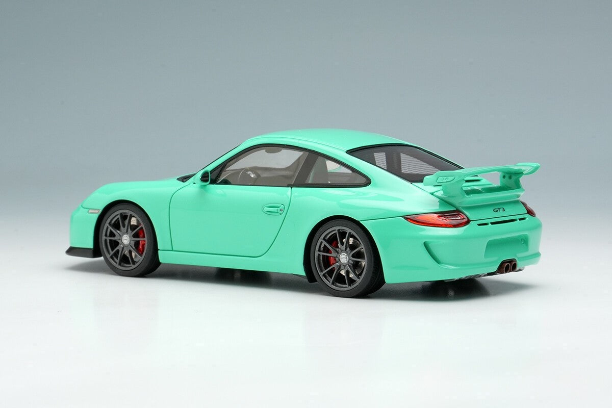 Make Up Eidolon EM602G 1/43 Porsche 911 (997.2) GT3 2010 Mint Green (Resin)