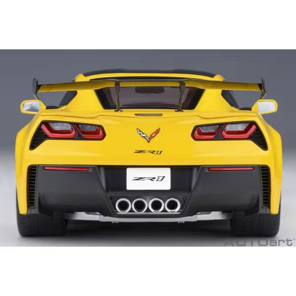 AUTOart 71278 1/18 Chevrolet Corvette C7 ZR1 (Yellow) Die-Cast Model Car