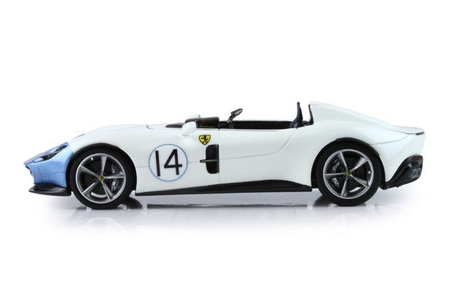 BBR BBRC220BS 1/43 Ferrari Monza SP1 Bianco Sanae Blue Nose Limited 50pcs