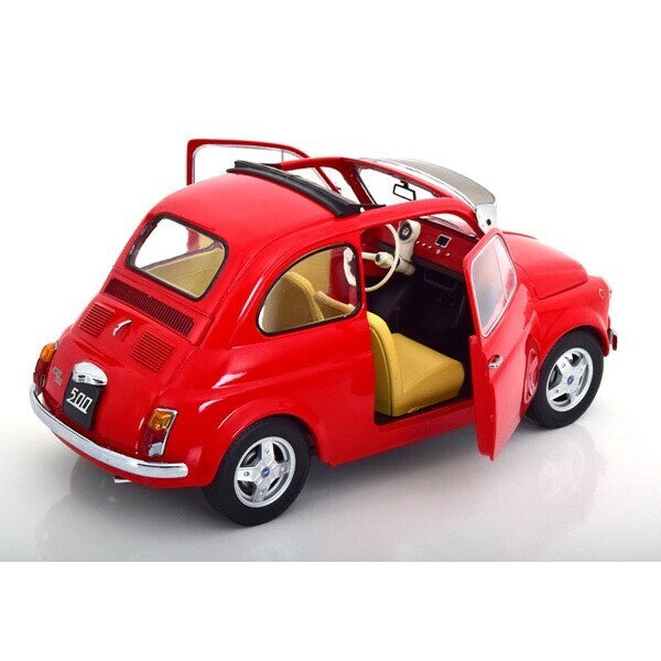 KK Scale KKDC120061 - 1/12 Fiat 500 F Custom 1968 Red [Die-cast Mini Car]