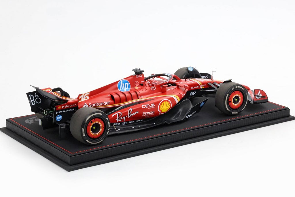 BBR BBR241816EDIE 1/18 Ferrari SF-24 2024 US GP Austin C.Leclerc Winner Diecast