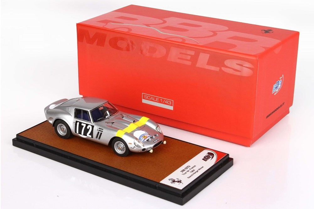 BBR BBR262 1/43 Ferrari 250 GTO Winner Tour de France 1964 n.172 Silver