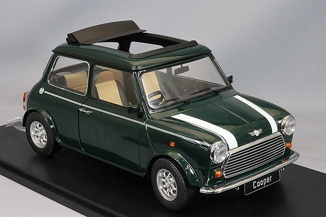 KK Scale KKDC120071R 1/12 Mini Cooper Sunroof Dark Green RHD Diecast