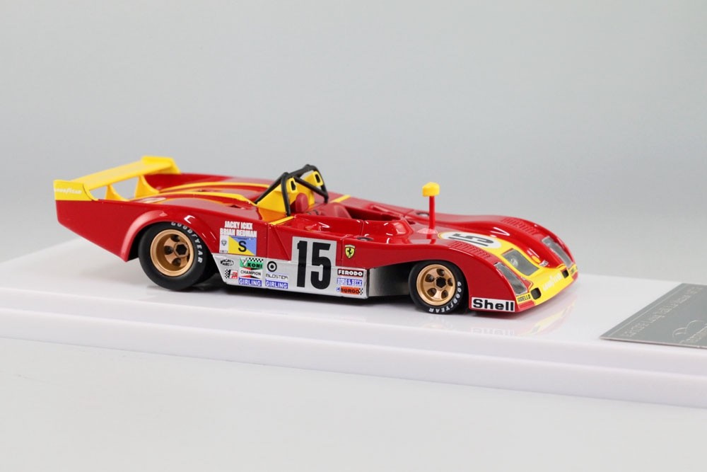 Tecno Model TM43-04A 1/43 Ferrari 312 PB #15 Le Mans 1973 Ickx Redman Resin