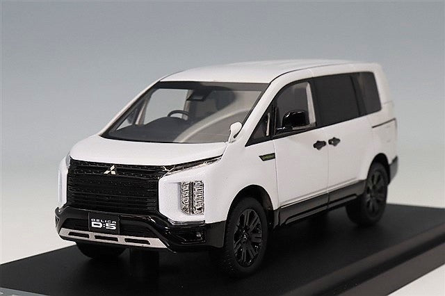 MARK43 PM43157BW 1/43 Mitsubishi Delica D:5 Chamonix White Diamond Resin