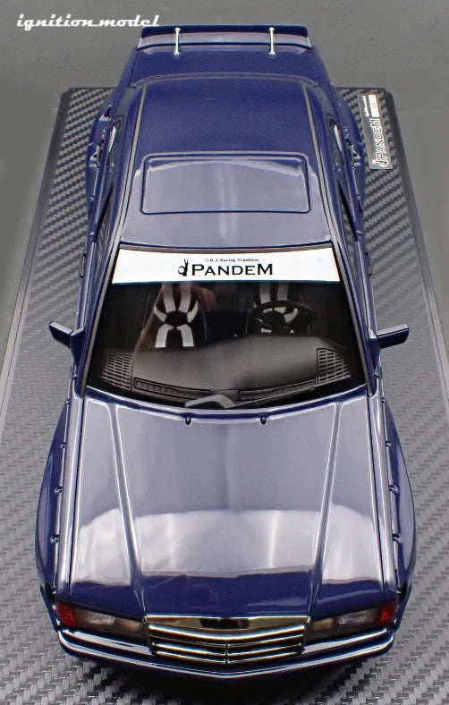Ignition Model IG3773 1/18 PANDEM Mercedes-Benz 190E Blue Black Resin
