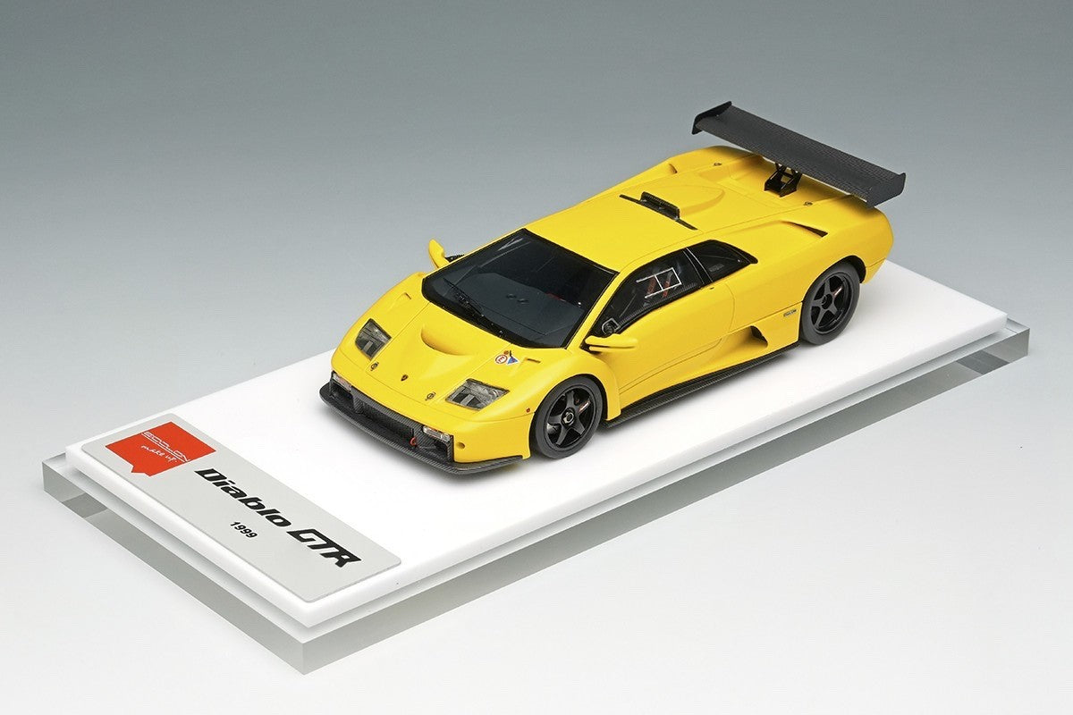 Make Up EIDOLON EM786A 1/43 Lamborghini Diablo GTR 1999 Yellow Resin