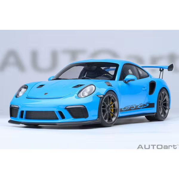AUTOart 78182 1/18 Porsche 911 991.2 GT3 RS Light Blue Diecast