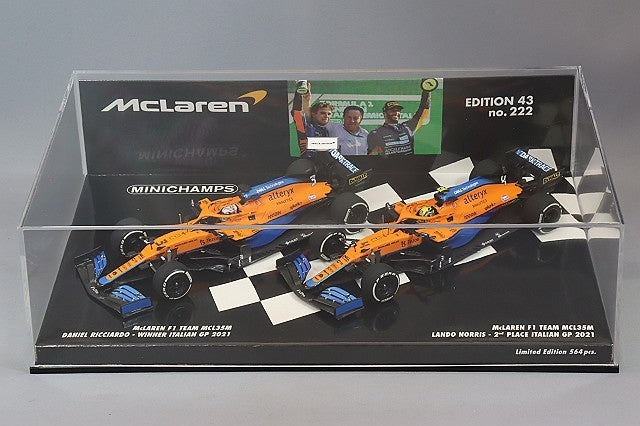 Minichamps MC532210304 1/43 McLaren MCL35M 2021 2-Car Resin