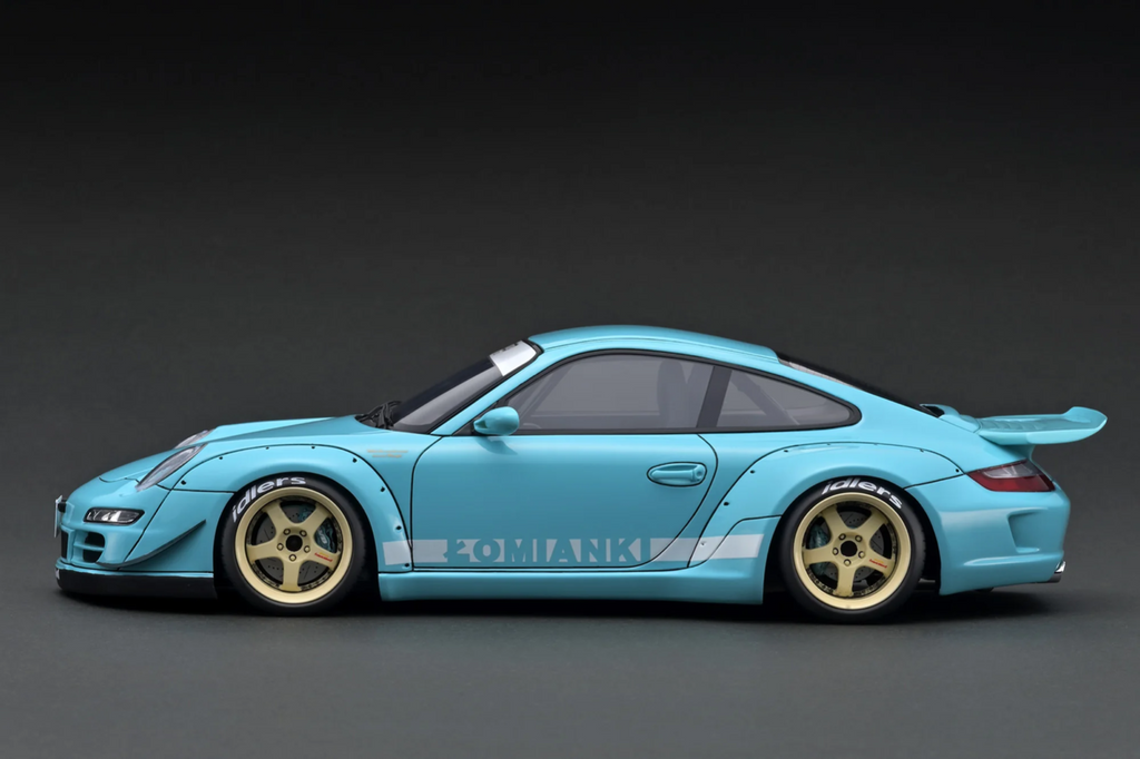 Ignition Model IG3257 1/18 RWB Porsche 911 997 Rauh-Welt Light Green Resin