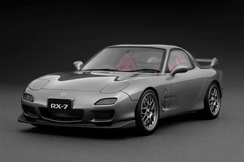 Ignition Model IG3608 1/18 Mazda RX-7 FD3S Spirit R Type A BBS Gray Resin