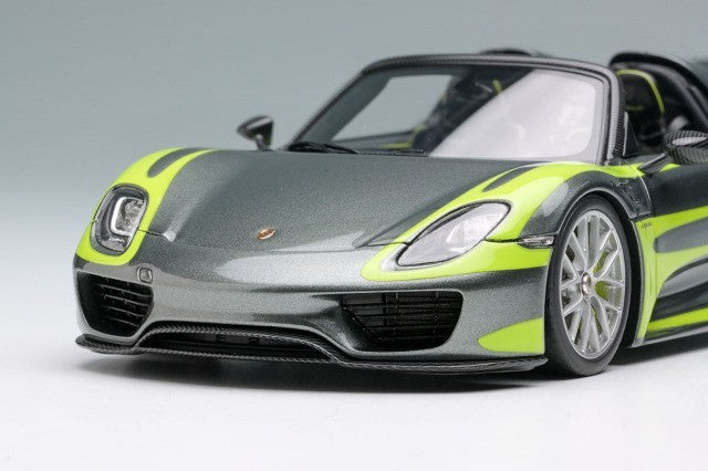 EIDOLON EM812C 1/43 Porsche 918 Spyder Weissach Gray Resin Limited 80pcs