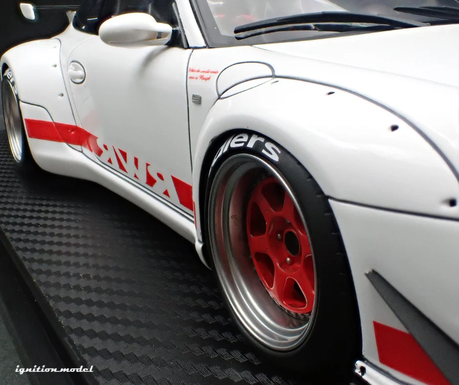 Ignition Model IG3254 1/18 RWB Porsche 911 997 GT3 Rauh-Welt White Resin