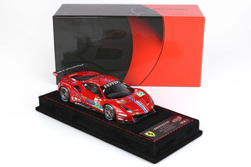 BBR BBRC254 1/43 Ferrari 488 GTE EVO #82 Risi Competizione Le Mans 2020 Ltd 99