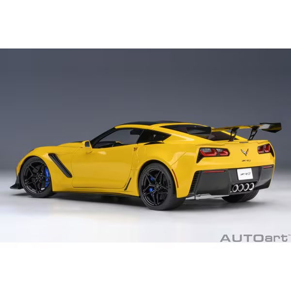AUTOart 71278 1/18 Chevrolet Corvette C7 ZR1 (Yellow) Die-Cast Model Car