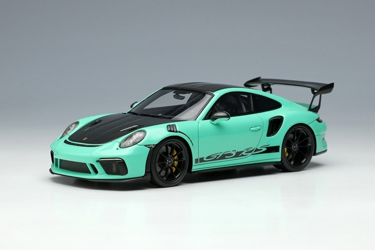 EIDOLON EM574I 1/43 Porsche 911 991.2 GT3 RS Weissach Package 2018 Mint Green