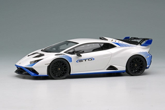 EIDOLON EM737G 1/43 Lamborghini Huracan STO 2021 White Blue Resin