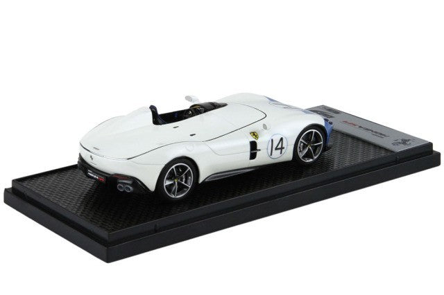 BBR BBRC220BS 1/43 Ferrari Monza SP1 Bianco Sanae Blue Nose Limited 50pcs