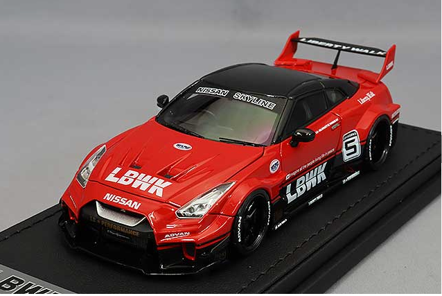 Ignition Model IG2543 1/43 Nissan LB-Silhouette 35GT-RR Red/Black