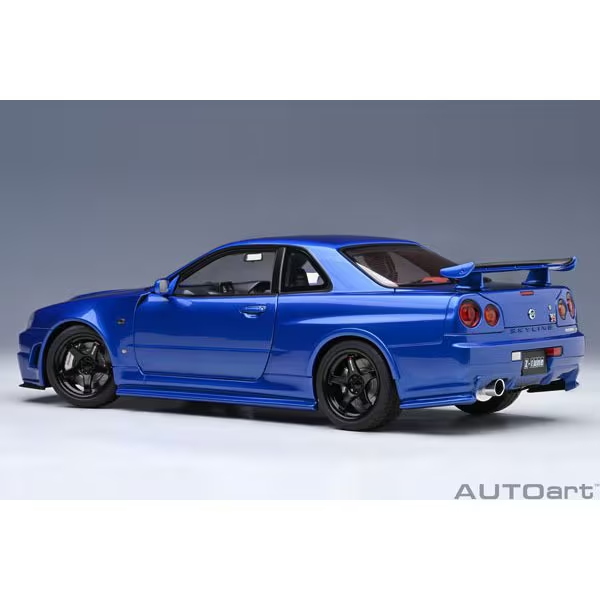 AUTOart 77462 1/18 Nissan Skyline NISMO R34 GT-R Z-Tune Bayside Blue