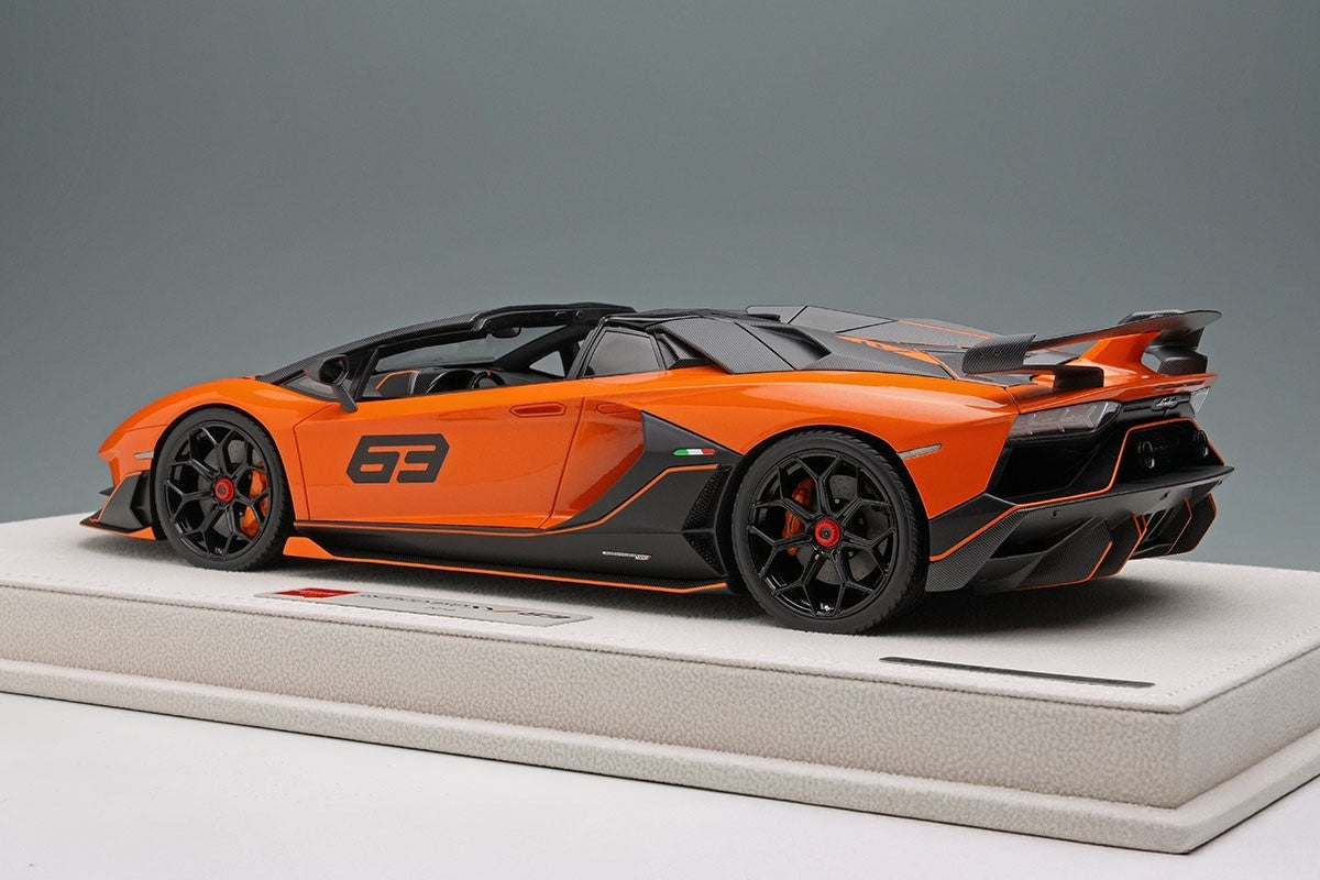 EIDOLON EML030I 1/18 Lamborghini Aventador SVJ 63 Roadster 2019 Arancio Atlas
