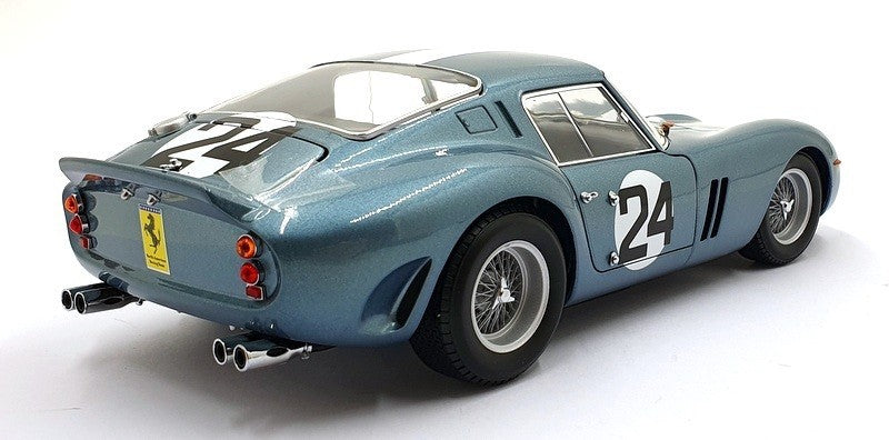 Kyosho KS08438D 1/18 Ferrari 250 GTO 1962 Sebring #24 Blue Die-Cast Model