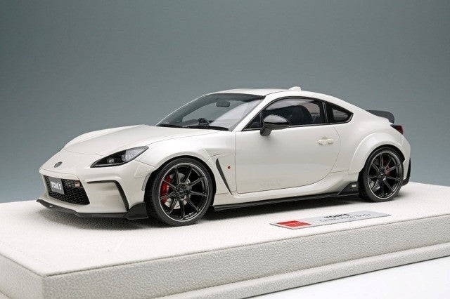 EIDOLON EML120B 1/18 TOM'S GR86 Wide Body 2022 Crystal White Pearl