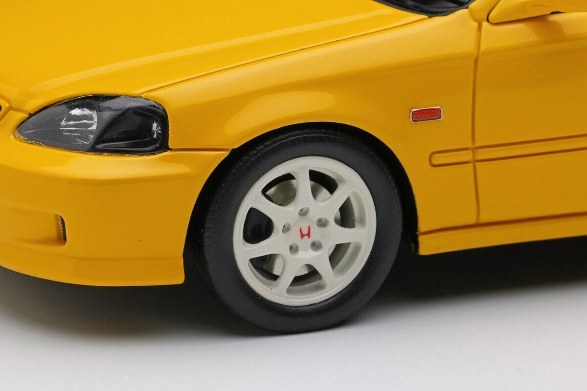 Make Up Eidolon EM481B 1/43 Honda Civic Type R EK9 1998 Sunlight Yellow
