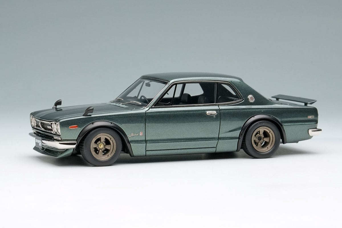 Make Up VISION VM244E 1/43 Nissan Skyline 2000 GT-R KPGC10 1971 Metallic Green