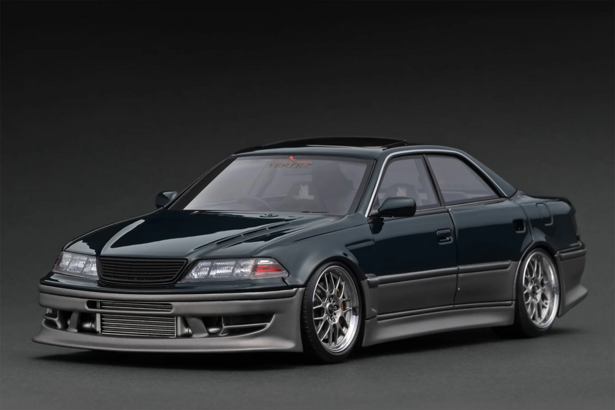 Ignition Model IG3582 1/18 VERTEX Toyota Mark II JZX100 Dark Green Resin