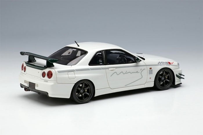 Make Up EIDOLON EM642 1/43 Mine's Skyline GT-R BNR34 V-spec N1 2021 RAYS TE37