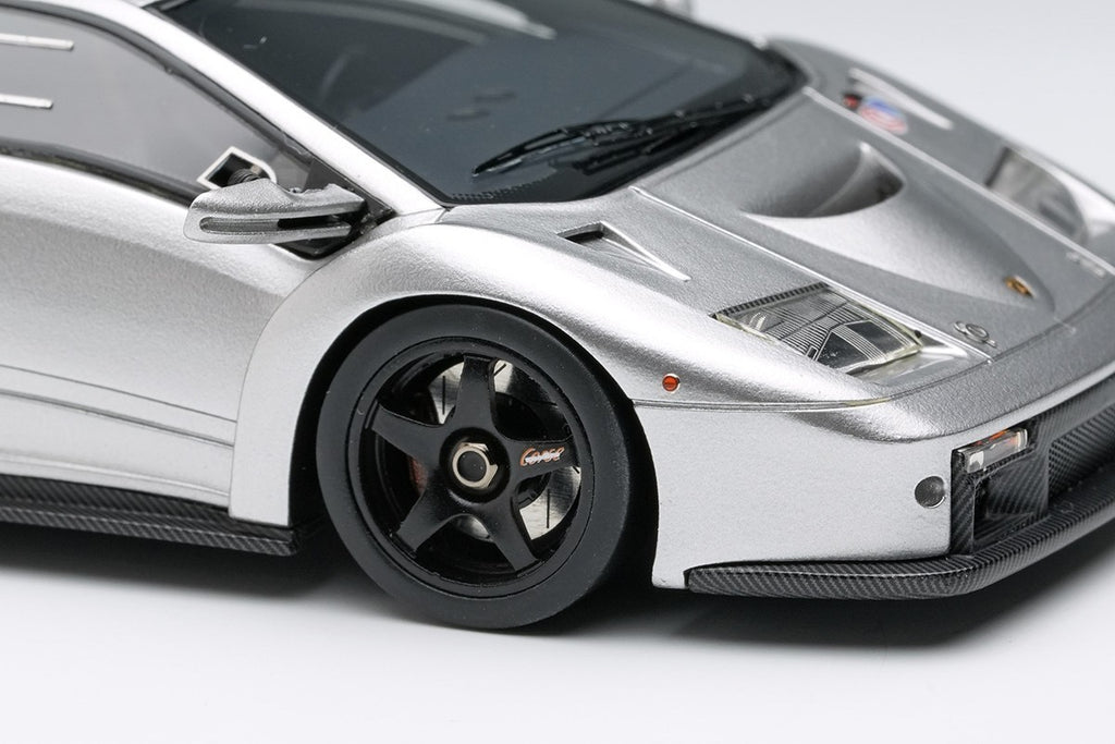 Make Up EIDOLON EM786D 1/43 Lamborghini Diablo GTR 1999 Silver Resin