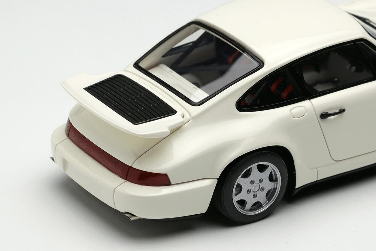 Make Up VISION VM164A 1/43 Porsche 911 Carrera 4 Lightweight Arctic White 1990