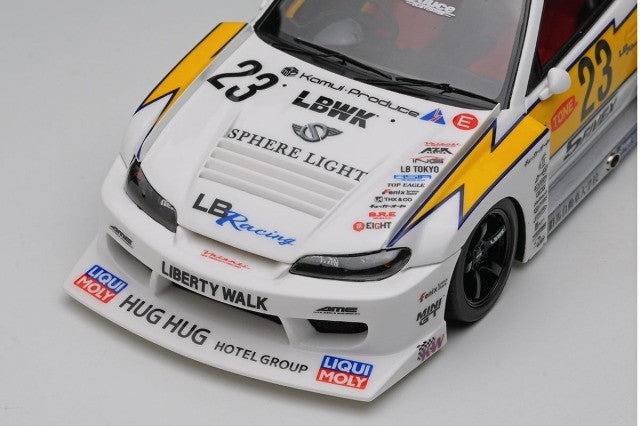 EIDOLON LB026 1/43 Nissan LB-Super Silhouette S15 Silvia White / Yellow Ltd 200
