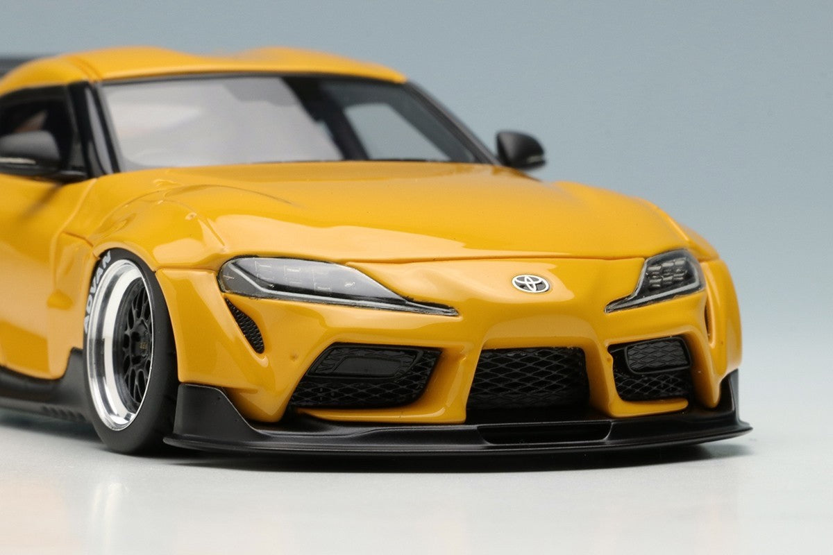 Make Up EIDOLON RB006E 1/43 Pandem GR Supra Ver1 Lightning Yellow 2019