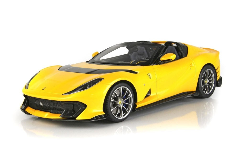 BBR P18209AV 1/18 Ferrari 812 Competizione A 2021 Giallo Tristrato Ltd 200pcs