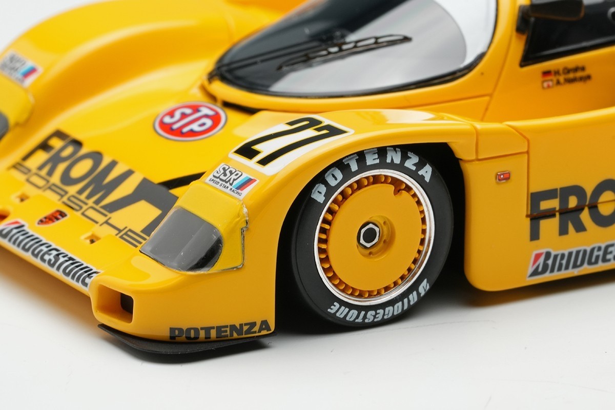 Make Up VISION VM316 1/43 Porsche 962C From A Fuji 500km 1989 Winner #27
