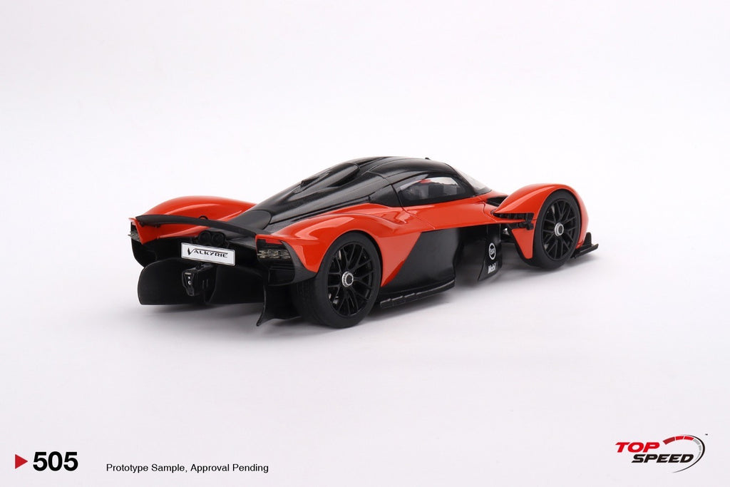 TopSpeed TS0505 1:18 Aston Martin Valkyrie “Maximum Orange” Resin Model Car