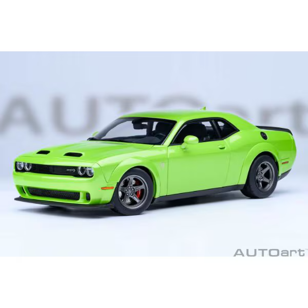 AUTOart 71769 1/18 Dodge Challenger SRT Super Stock 2023 Green Diecast