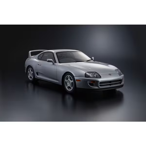 KYOSHO KSR12006S 1/12 Toyota Supra A80 Silver Resin Cast Model Car – Limited