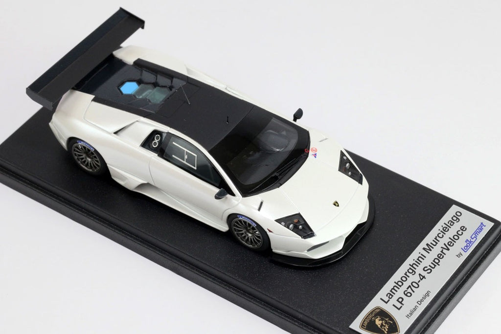 Looksmart LS379D 1/43 Lamborghini Murcielago LP670-4 SV 2009 Pearl White Ltd 25