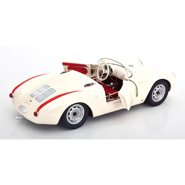 KK scale KKDC120114 1/12 Porsche 550A Spyder 1953–1957 White/Red (Diecast Model)
