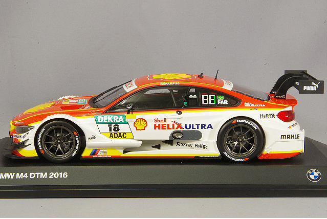 Norev 80432413775 1/18 BMW M4 DTM Shell #18 2016 Multi Color Diecast