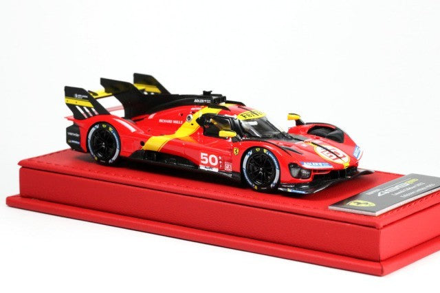 BBR Deluxe C280DL 1/43 Ferrari 499P Hypercar 2022 (Red Leather Base) Ltd 50pcs