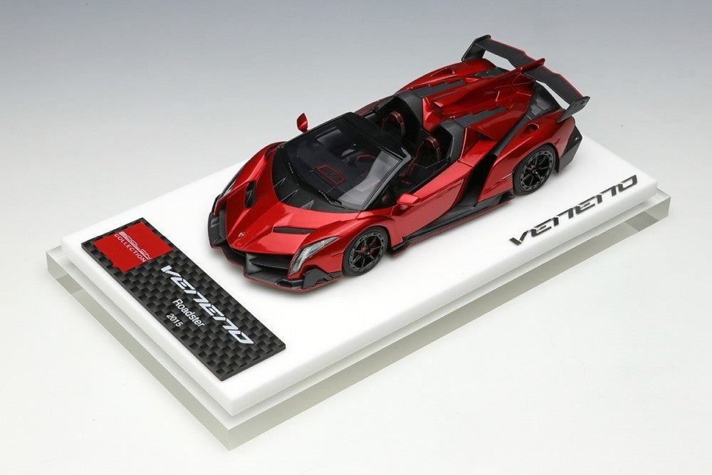 EIDOLON EM451A 1/43 Lamborghini Veneno Roadster 2015 Red Resin
