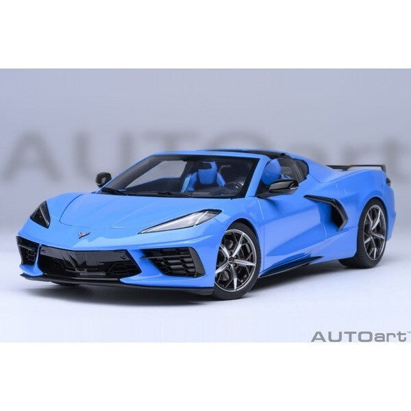 AUTOart 71281 1/18 Chevrolet Corvette C8 Stingray Z51 Rapid Blue Diecast