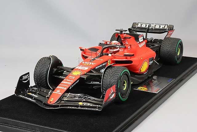 Looksmart LS18F1053 1/18 Ferrari SF-23 F1 Monaco GP 2023 6th #16 Leclerc