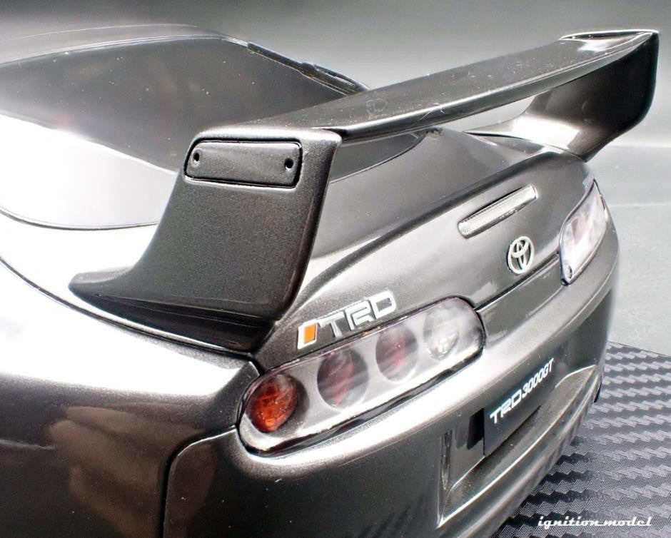 Ignition Model 1/18 Toyota Supra A80 TRD 3000GT Gun Metallic Resin Model IG3601