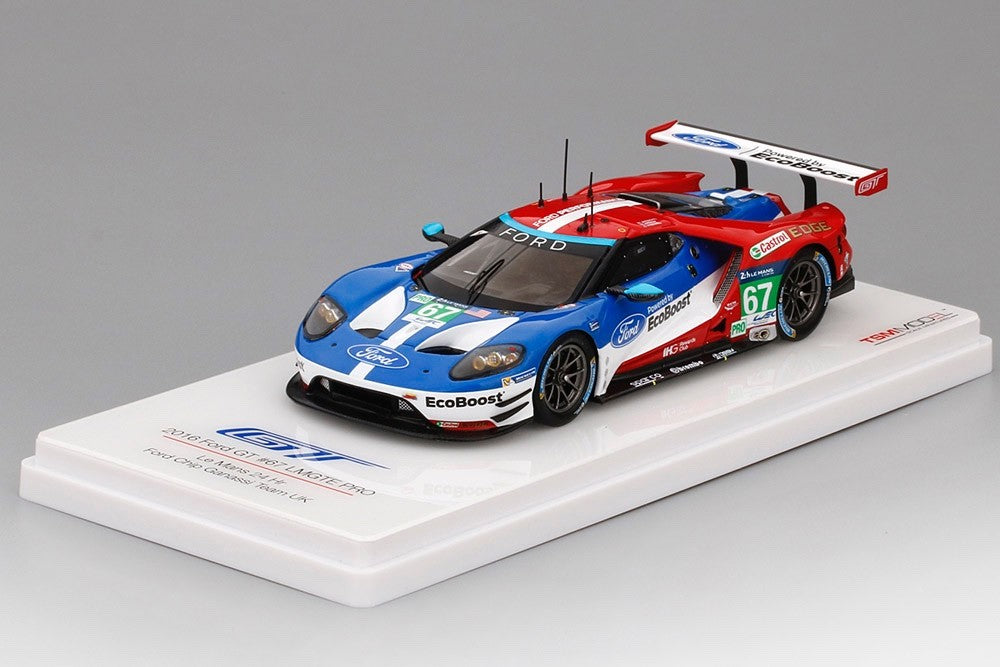 TSM Model TSM430107 1/43 Ford GT LMGTE-Pro #67 Le Mans 24H 2016 Chip Ganassi