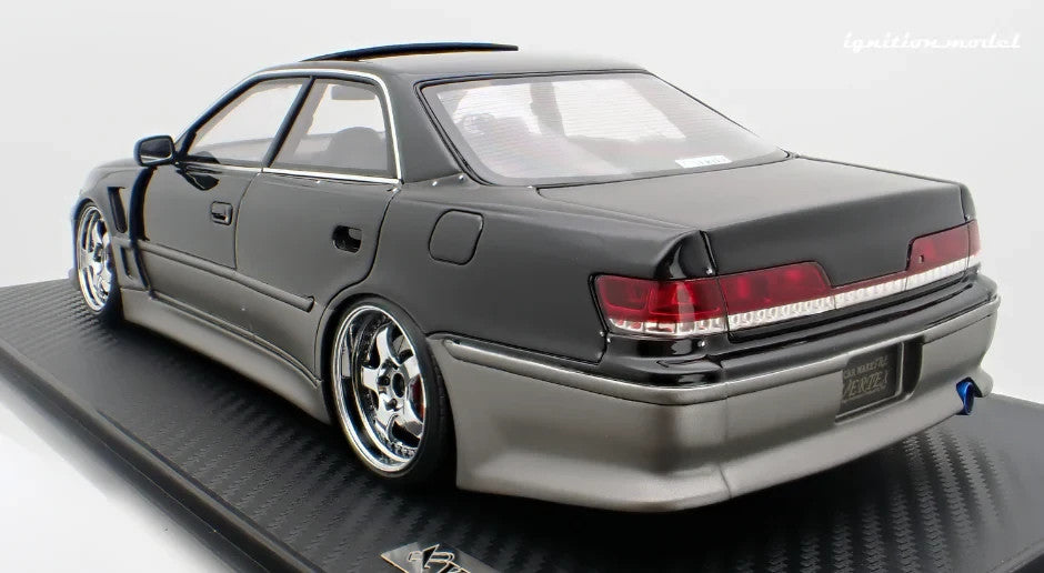 Ignition Model IG3579 1/18 VERTEX Toyota Mark II JZX100 Black/Gun Resin